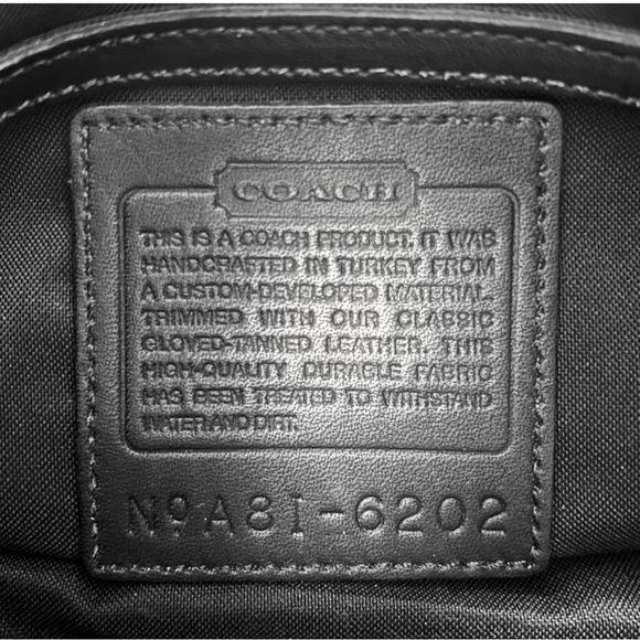 Coach, Ergo, Black Neoprene Mini Ergo Bag, Black, 90s - Picture 5 of 12